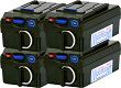 4 x EM-100 advanced battery packs